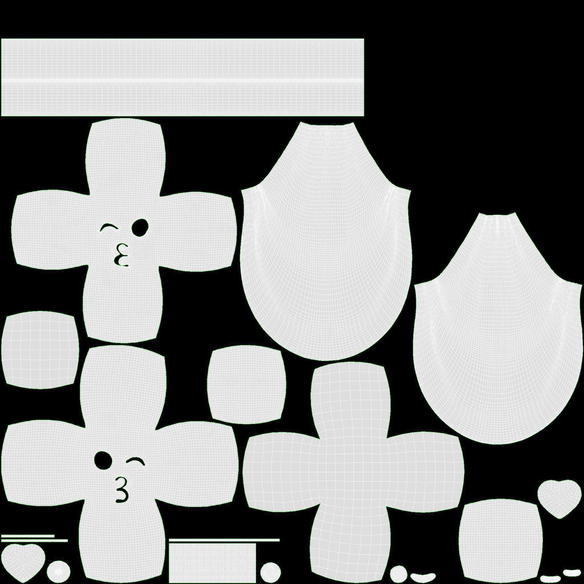 Emoji pack Christmas 090-099 3D model_13