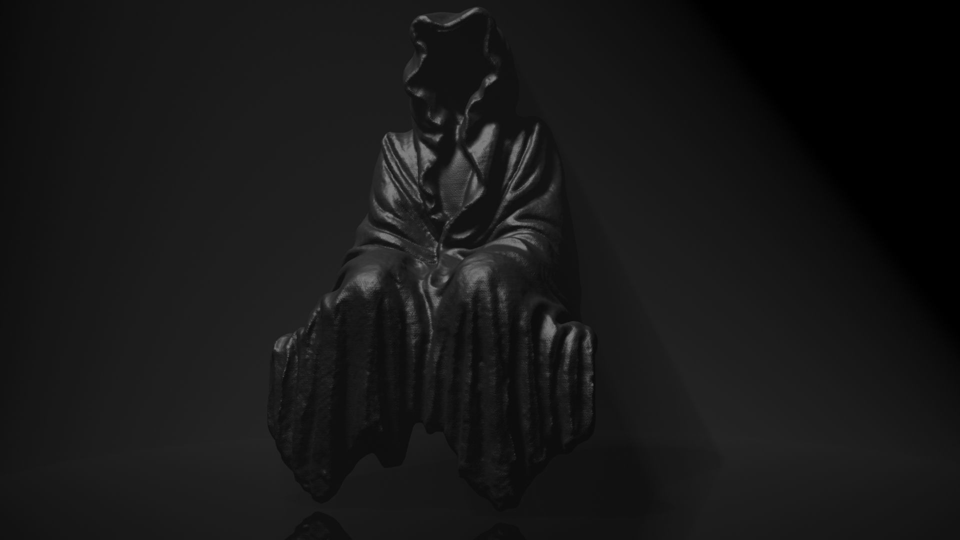Sitting Reaper 3D model_1