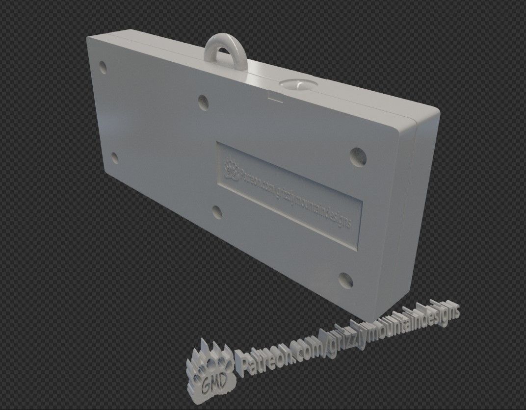 Nes Nintendo Controller Christmas Ornament 3D print model_3