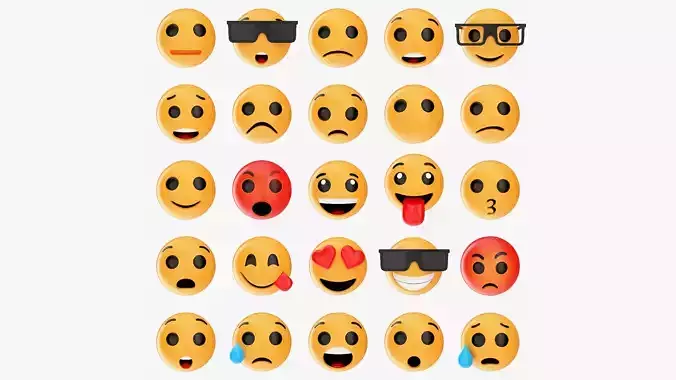 Emoji pack V3 051-075