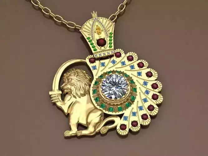 lion pendant