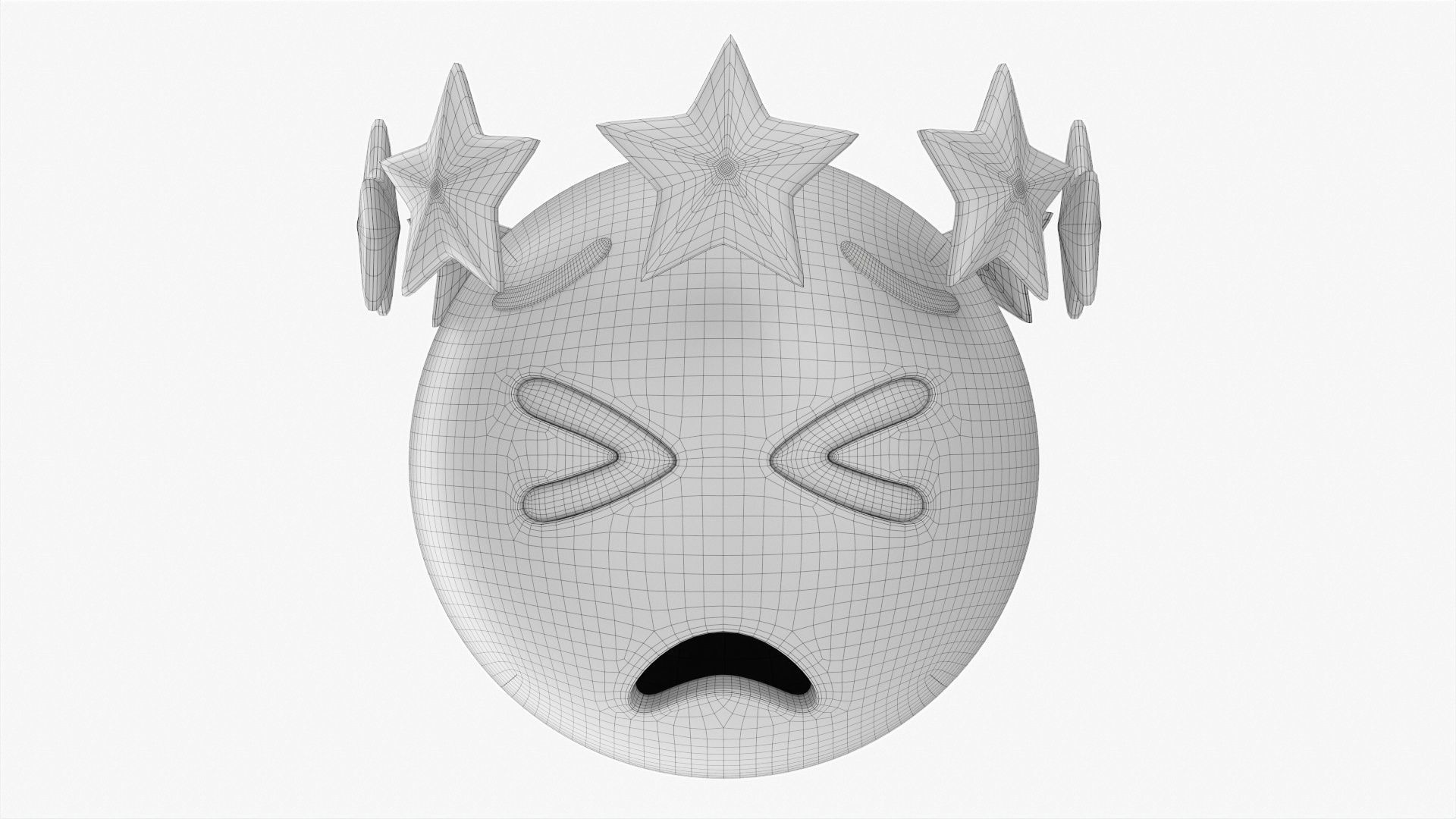 Emoji pack V4 076-100 3D model_10