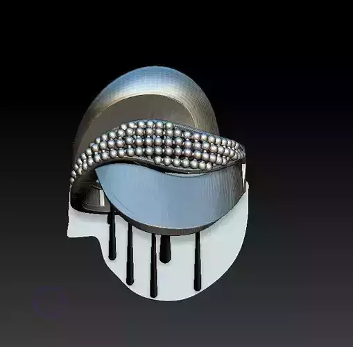 ring61 silver ring with pearls