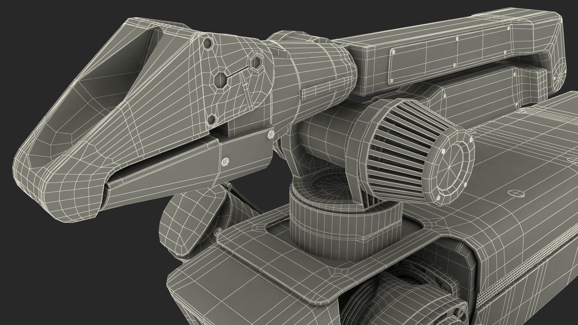 Dog Robot Generic Rigged 3D model_30