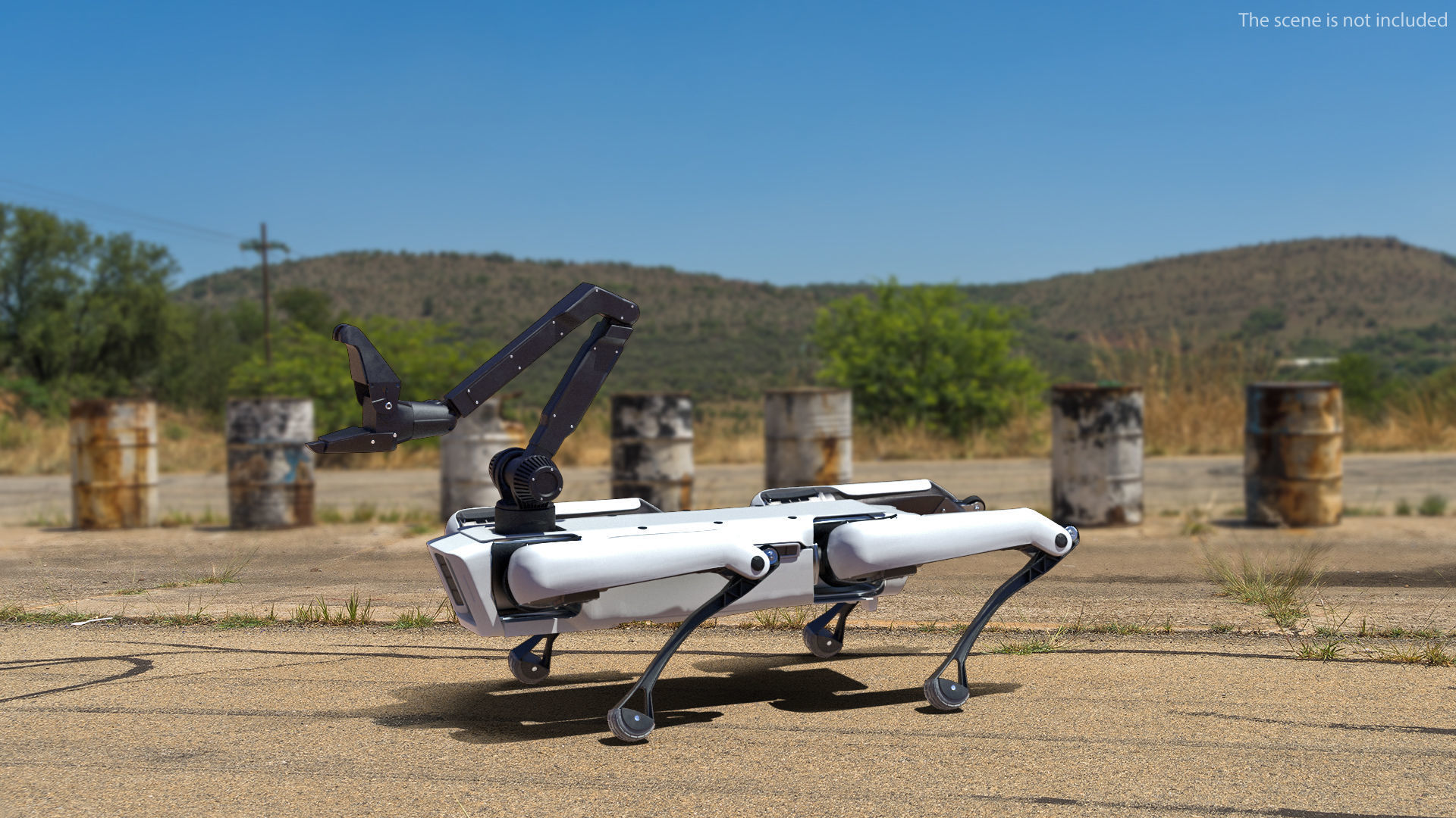 Dog Robot Generic Rigged 3D model_5