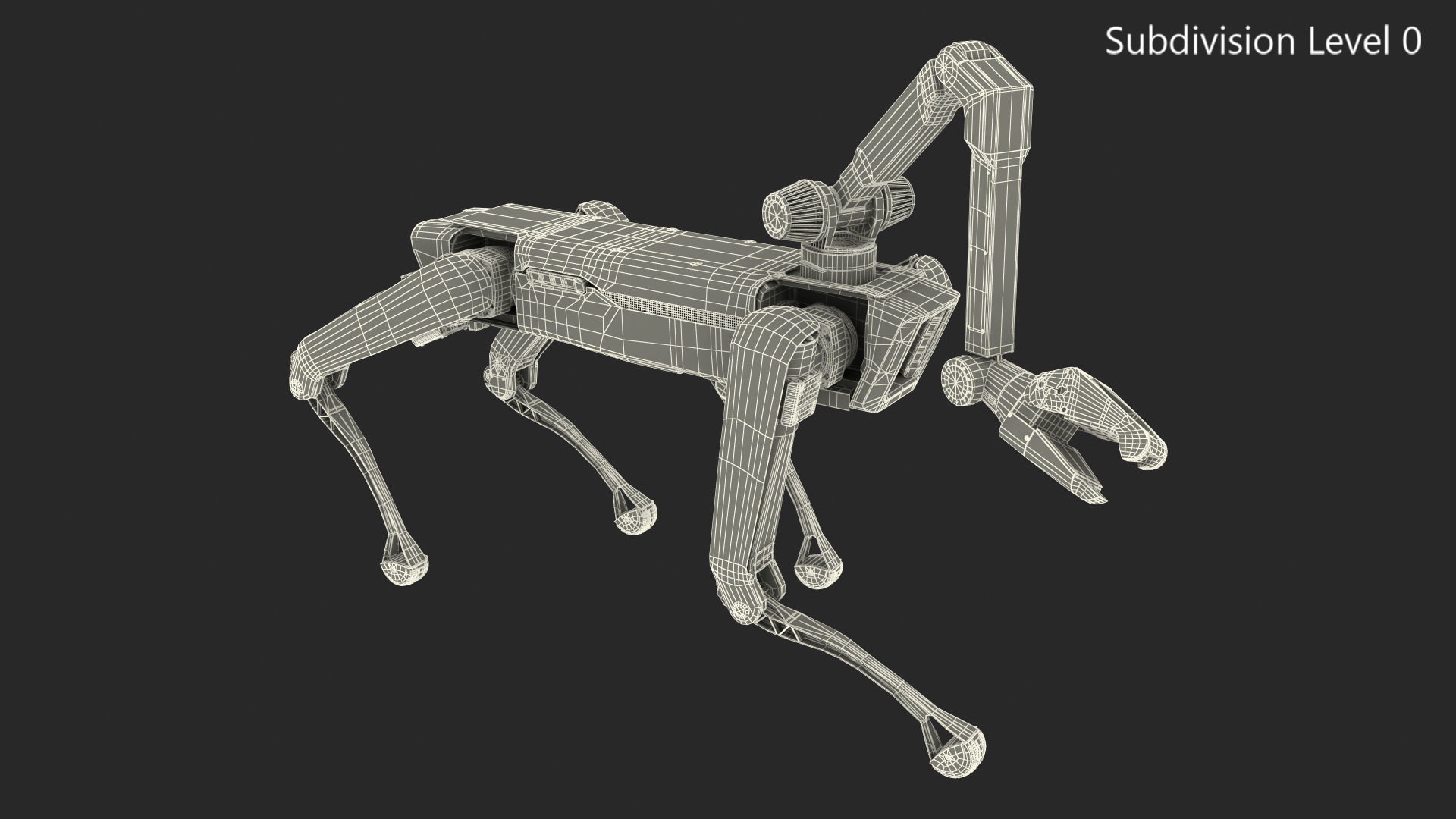 Dog Robot Generic Rigged 3D model_22