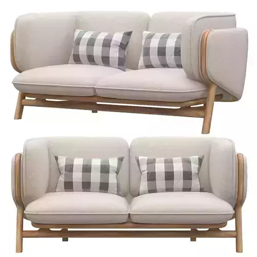 Modren take on italian furniture desing 3d model Low-poly 3D model