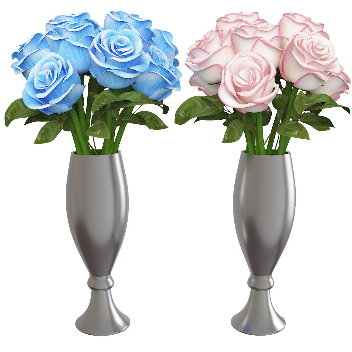 Rose Flowers 3d model Low-poly 3D model_2