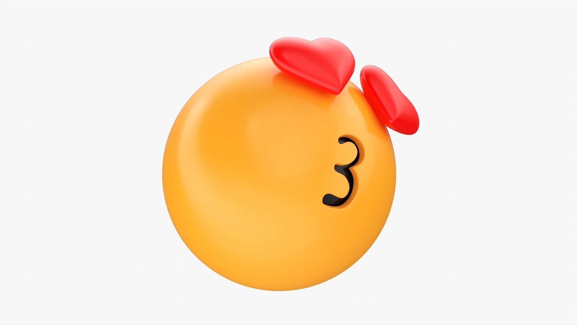 Emoji pack Large V1 001-100 3D model_19