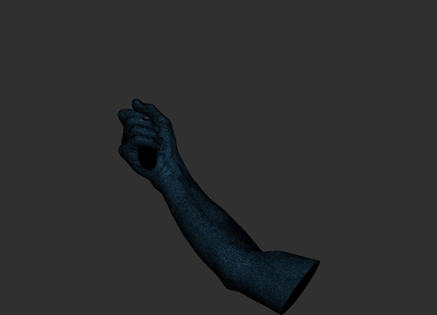 Hand holding a cylinder stick 3D Printable model 3D print model_7