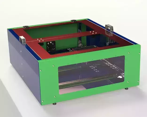 Enclosure for Laser machine  3D model