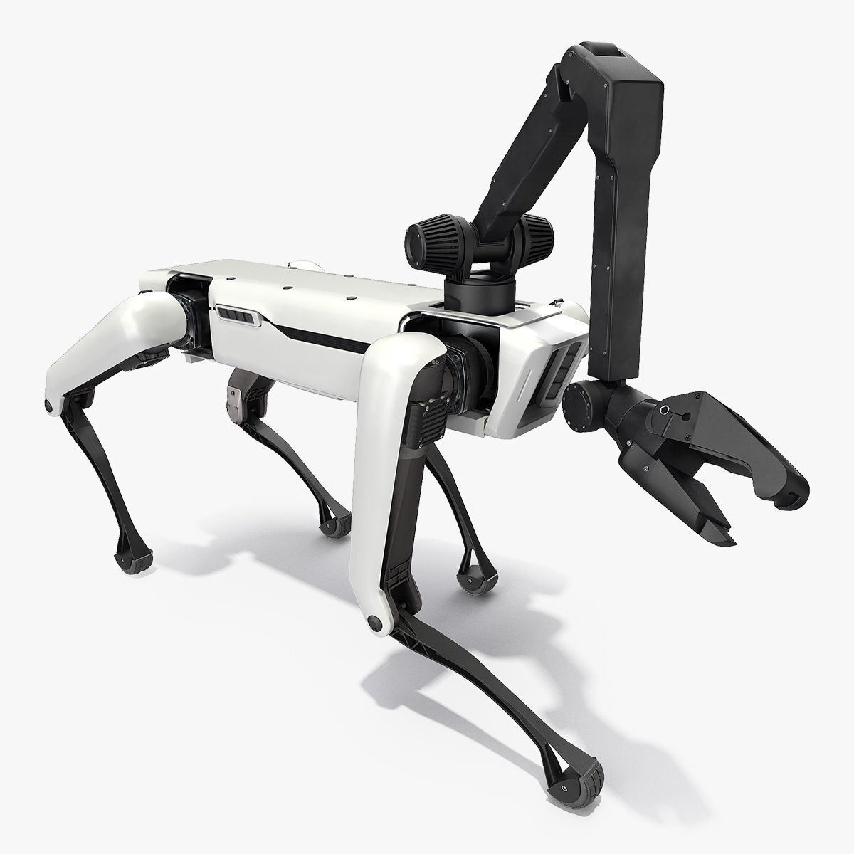 Dog Robot Generic Rigged for Cinema 4D 3D model_2