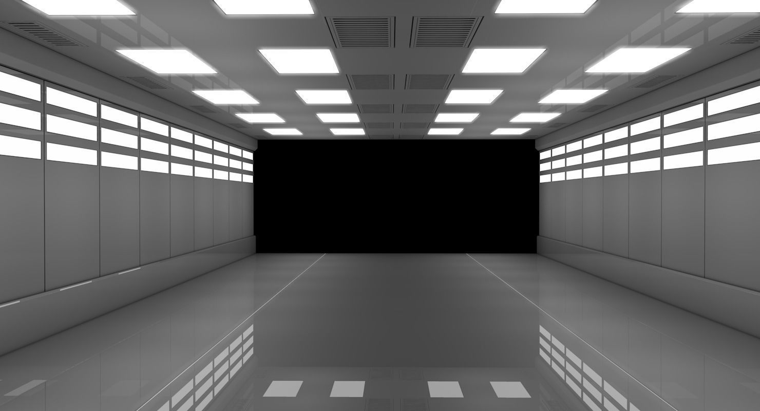 Sci Fi Warehouse 3D model_5
