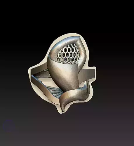 ring54 silver ring with microphone