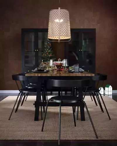 ikea SKOGSTA  christmas concept