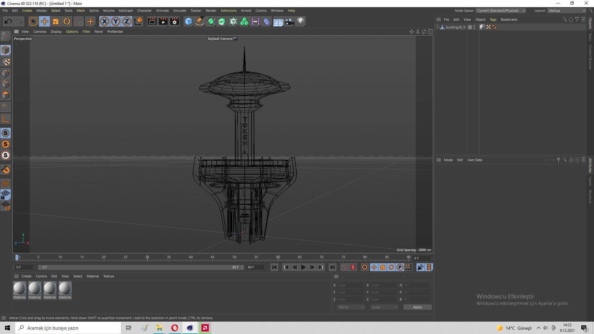 Cyberpunk City - Building 26 -TOKEN Skyscrape Low-poly 3D model Low-poly 3D model_31