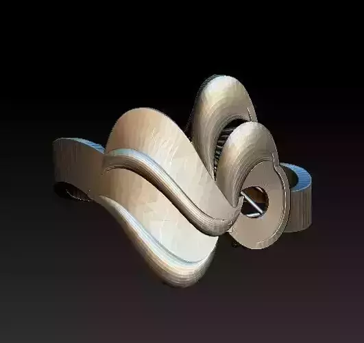 ring41 ring with wave