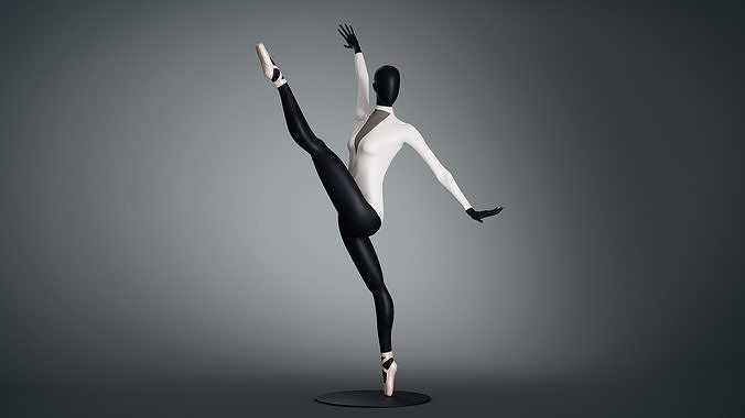 Ballerina 02 3D model