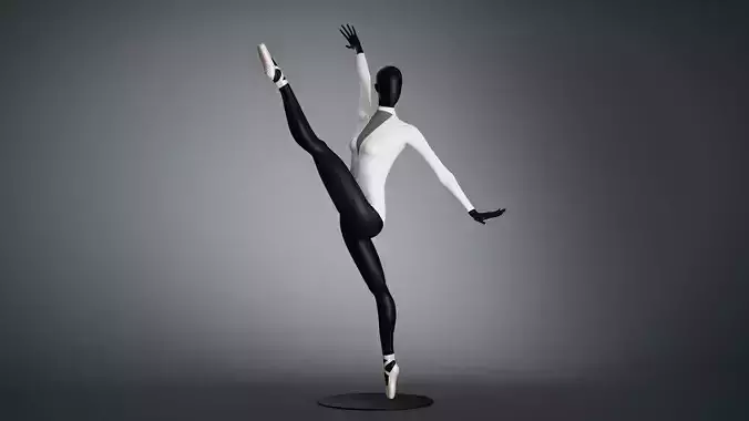 Ballerina 02 3D model