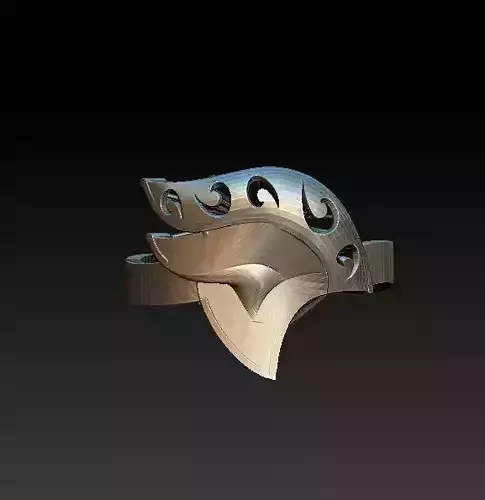 ring24 metal ring with dragon