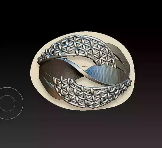 ring20 flower of life ring