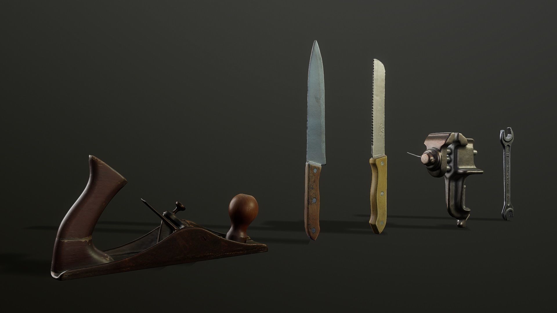 Scan Tools Pack - Props Low-poly 3D model_8