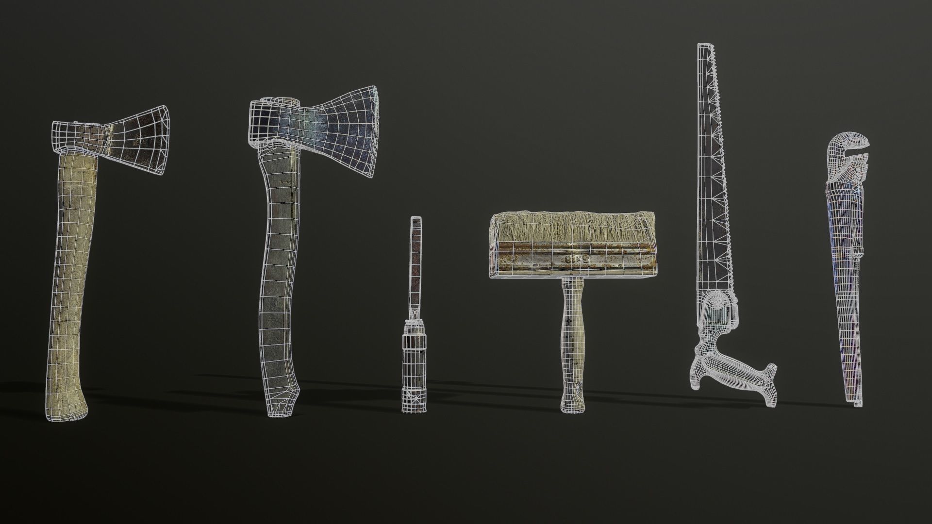 Scan Tools Pack - Props Low-poly 3D model_5