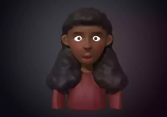 black woman head