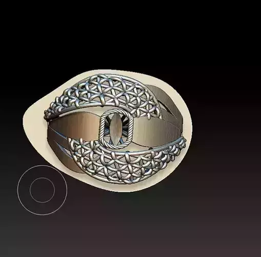 ring19 flower of life ring