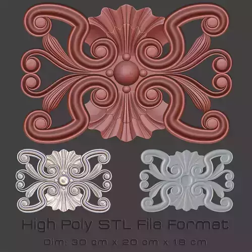 Ornament middle piece 01