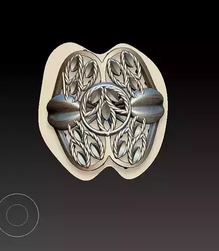 ring15 silver ring with intricate design