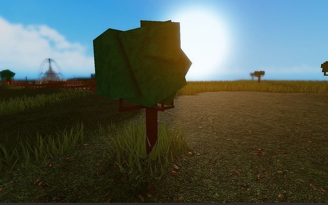 Green Tree free VR / AR / low-poly Texture | CGTrader