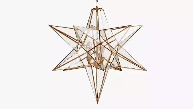 CEILING LIGHT STAR 3D model