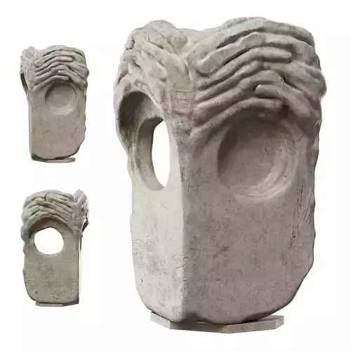 Decorative abstract sculpture 