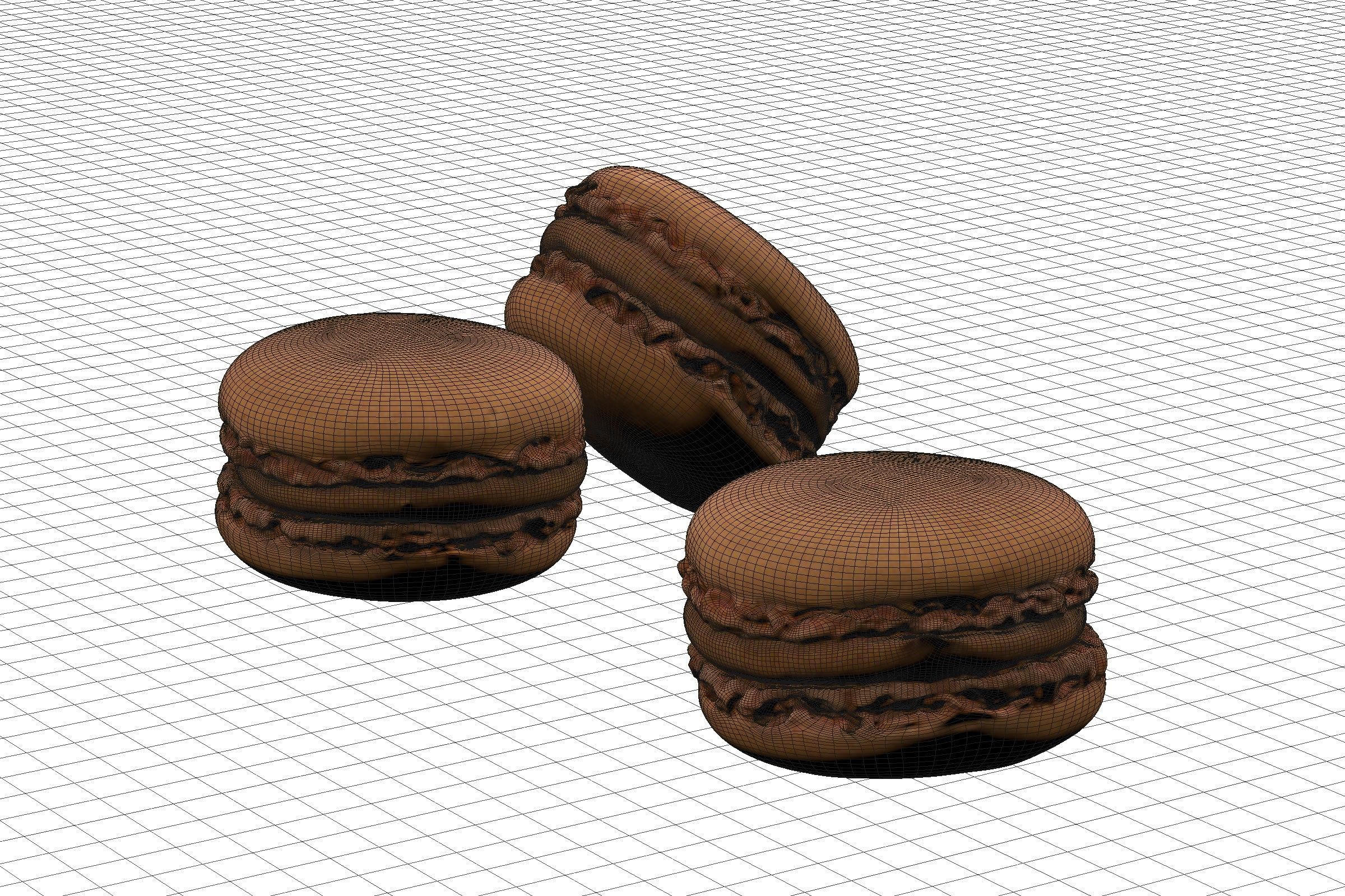 POLYPASTA - Macaron 01 3D model_7
