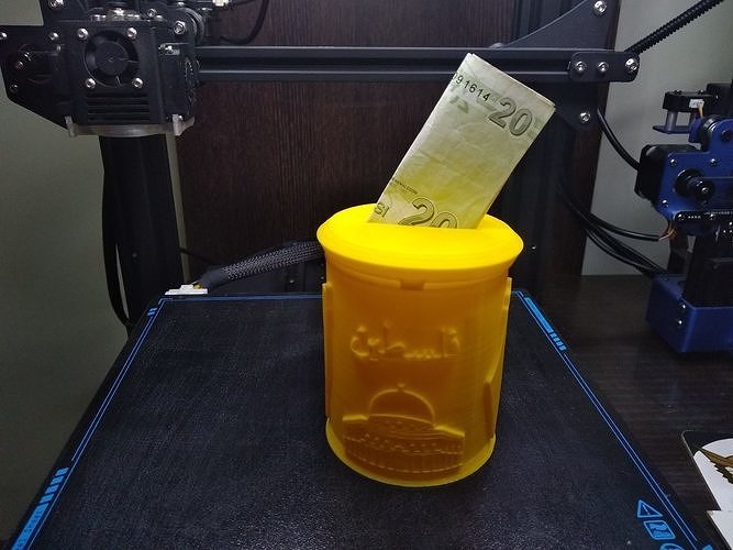 Palestine money box 3D print model