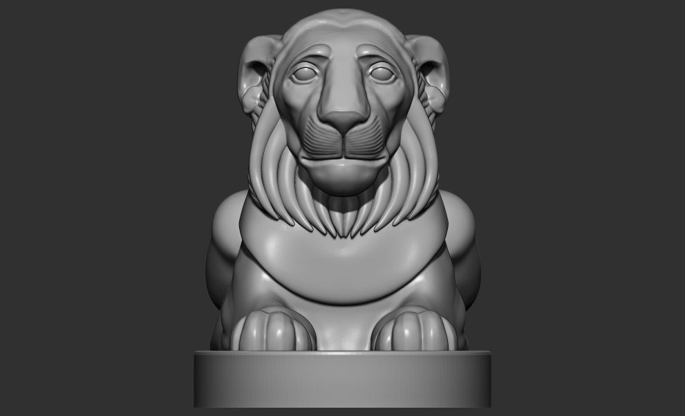 Tutankhamun  sekhmet Lion of Amenhotep 3D Printing model 3D print model_6