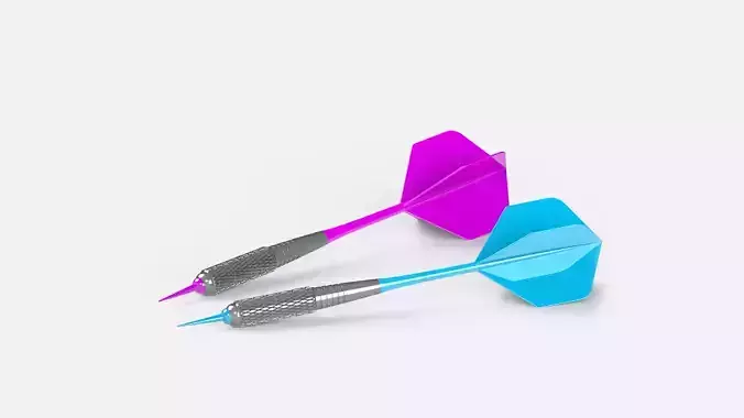 Darts two 3D model