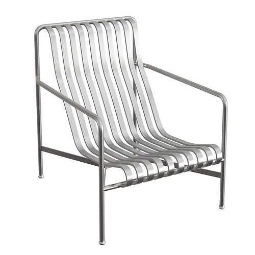 Palissade Lounge Chair High 3D model