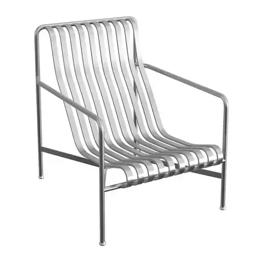 Palissade Lounge Chair High 3D model