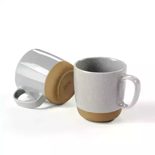 POLYPASTA - Scandi living fossil cup gray 3D model