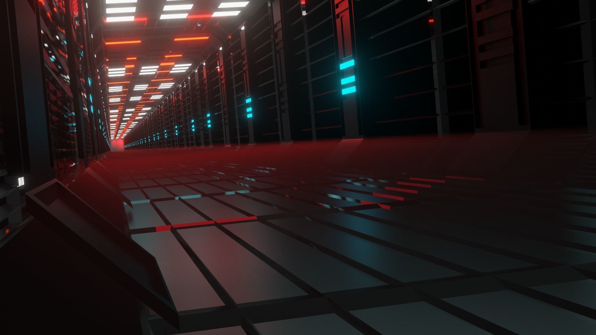 4K Seamless Train Loop  Free 3D model_2