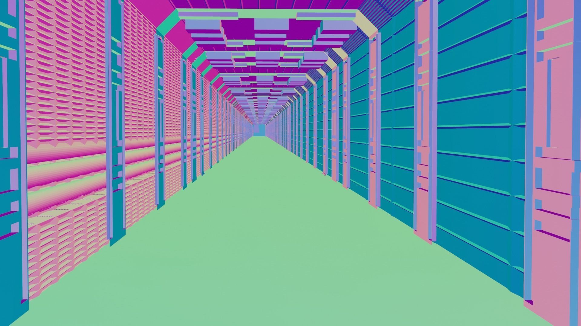 4K Seamless Train Loop  Free 3D model_4