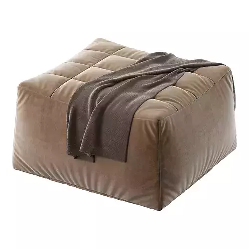 Nano Pouf 3D model 2
