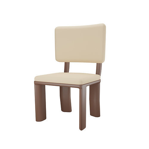 CAFE CHAIR 2 Low-poly 3D model