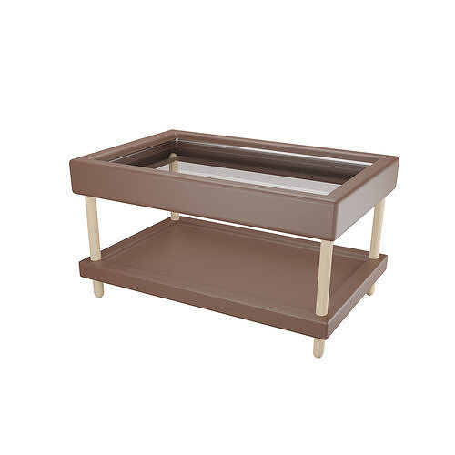CAFE TABLE Low-poly 3D model