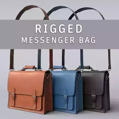 Messenger Bag 3D model