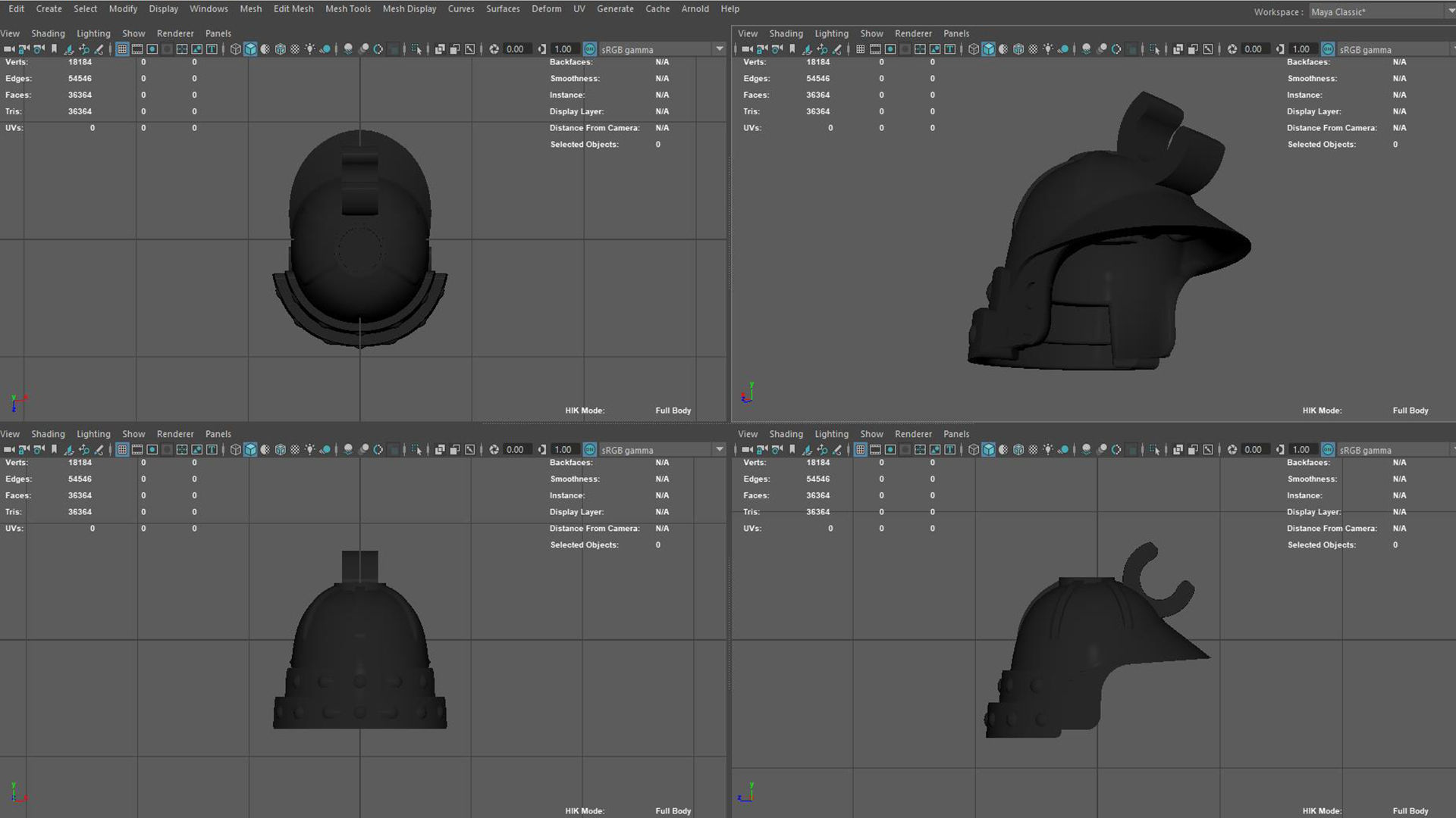 3D model lego ninjago helmet printable matches real object 3D model_5