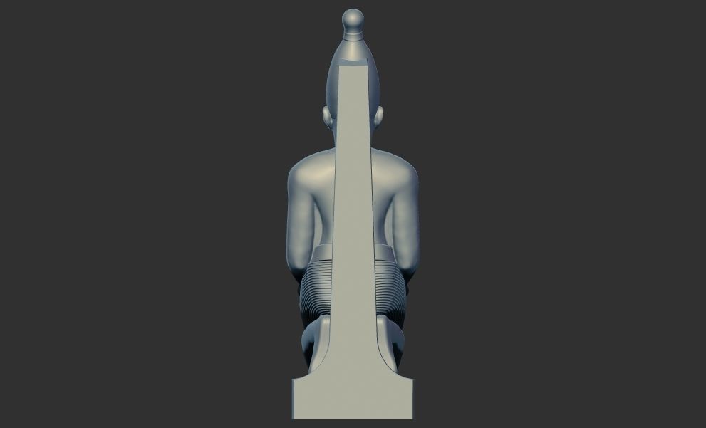 Kneeling Statue of Queen Hatshepsut 3d printable model 3D print model_3