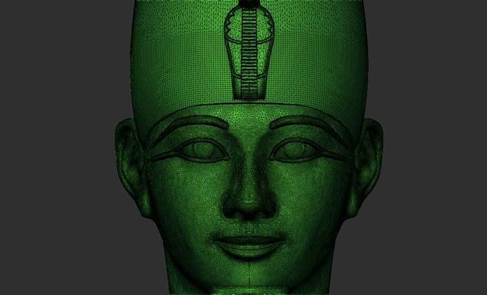 Kneeling Statue of Queen Hatshepsut 3d printable model 3D print model_8